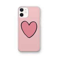 Hartje: iPhone 12 Transparant Hoesje