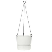 Vaso per fiori sospeso ELHO Greenville 24 - Esterno - Ø 23,9 x H 20,3 cm - Bianco