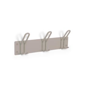 Kapstok Senna Taupe 3-haaks