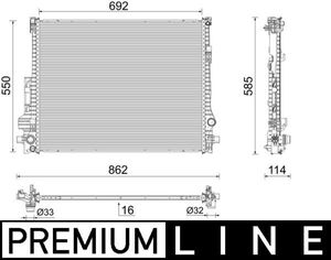 Radiateur CR2607000P
