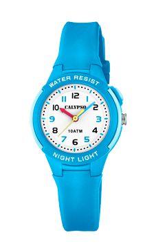 Horlogeband Calypso K6069-2 Kunststof/Plastic Lichtblauw