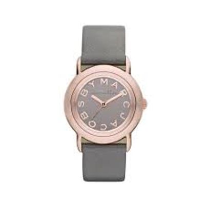 Horlogeband Marc by Marc Jacobs MBM1184 Leder Grijs 18mm