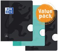 Schrift oxford school a4 lijn 72pag 80gr 3st ass