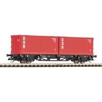 Piko TT 47727 TT containerwagen 2X20 DSR van de DR Piko TT 47727 TT containerwagen 2X20 DSR van de DR