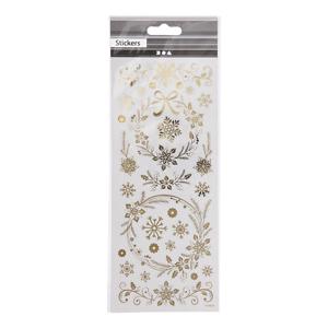 Creativ Company Stickers goud kerst sterren, 1 vel