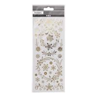 Creativ Company Stickers goud kerst sterren, 1 vel