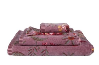 Pip Studio Pip Studio Secret Garden Gastendoekje Mauve 30x50 cm