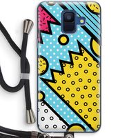 Pop Art #1: Samsung Galaxy A6 (2018) Transparant Hoesje met koord