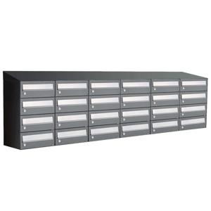 Allux Hive Set 6-Breed, 4-Hoog Met Dak Antraciet - 40030065_6x4d
