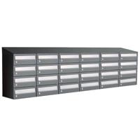 Allux Hive Set 6-Breed, 4-Hoog Met Dak Antraciet - 40030065_6x4d