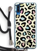 Leopard pattern: Samsung Galaxy A50 Transparant Hoesje met koord Leopard pattern: Samsung Galaxy A50 Transparant Hoesje met koord