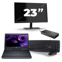 Dell Precision 7510 - Intel Core i5-6e Generatie - 15 inch - 8GB RAM - 256GB SSD - Windows 11 + 1x 23 inch Monitor Dell Precision 7510 - Intel Core i5-6e Generatie - 15 inch - 8GB RAM - 256GB SSD - Windows 11 + 1x 23 inch Monitor