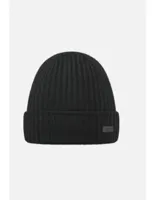 Barts Muts Turnup Fleece Beanie (zwart) Zwart