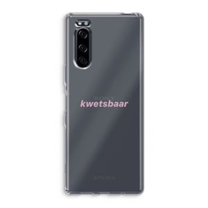 kwetsbaar: Sony Xperia 5 Transparant Hoesje