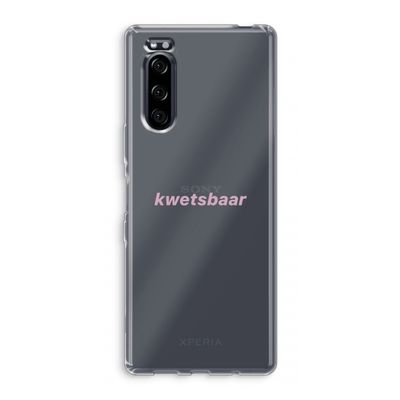 kwetsbaar: Sony Xperia 5 Transparant Hoesje
