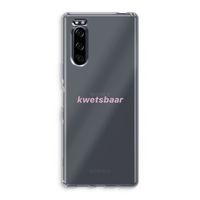 kwetsbaar: Sony Xperia 5 Transparant Hoesje