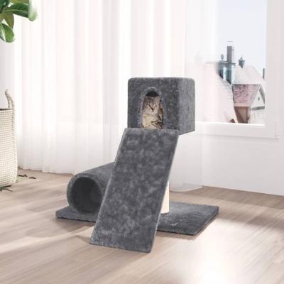 VidaXL Kattenmeubel met sisal krabpalen 59 cm donkergrijs