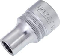 HAZET Dopsleutel 900Z-9 · 1/2 inch (12,5 mm) vierkant hol · Buitentwaalfkant tractieprofiel · SW 9 mm
