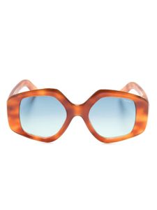 Lapima Stella oversized-frame sunglasses - Marron