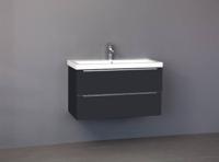 Badmeubel Senza Keramiek 80 Hoogglans Antraciet