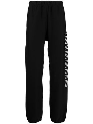 Takahiromiyashita The Soloist pantalon de jogging à imprimé graphique - Noir