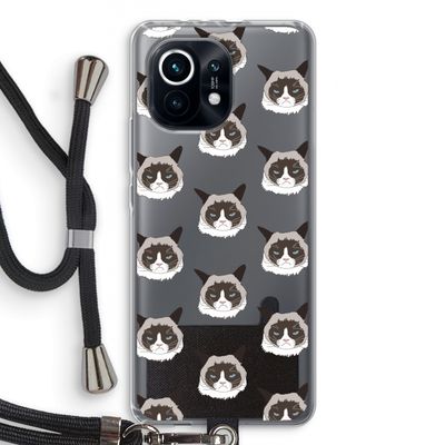 It's a Purrr Case: Xiaomi Mi 11 Transparant Hoesje met koord