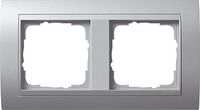 Gira Event Aluminium / Aluminium 2-voudig