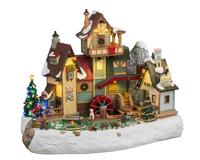 Kerstdorpminiatuur The Rocky River Grist Mill 27x39x31 cm - Lemax
