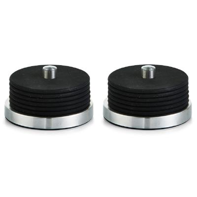 Zeller Glazen onderzetters - 12x - zwart - siliconen - Dia 10 cm - met houder