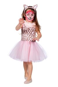 Jurkje Panterprint Roze Meisje