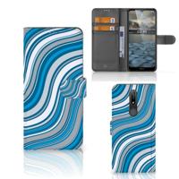 Nokia 2.4 | Telefoon Hoesje | Waves Blue