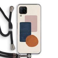 Geo #3: Huawei P40 Lite Transparant Hoesje met koord