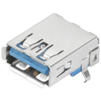 Weidmüller USB3.0A T1H 2.3N4 TY BL 2563550000 USB-stekkeraansluiting 3.0 Bus, inbouw horizontaal 208 stuk(s)