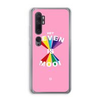 Het Leven Is Mooi: Xiaomi Mi Note 10 Transparant Hoesje