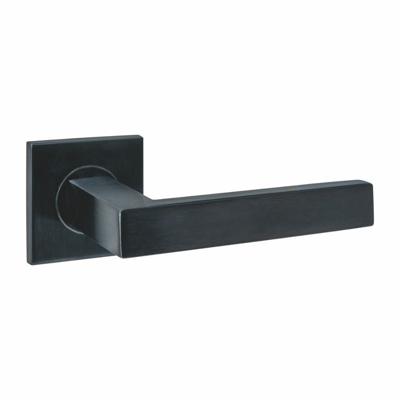 Intersteel deurkruk Q 05 op rozet vierkant verdekt 53x53x6mm - PVD zwart