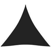 vidaXL Zonnescherm driehoekig 5x5x5 m oxford stof zwart - thumbnail