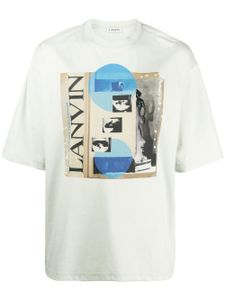 Lanvin t-shirt imprimé à manches courtes - Vert