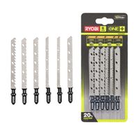 Ryobi RAK6JSBW | 5-delig Decoupeerzaagblad Set compatibel met RJS720, RJS750, RJS850, RJS980 en RJS1050 - 5132002810 - 5132002810 - thumbnail