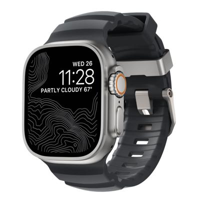 Nomad Rocky Point Band Apple Watch 42mm / 44mm / 45mm / 49mm Storm Connector Natural