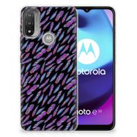 Motorola Moto E20 | E40 | TPU bumper | Feathers Color