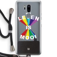 Het Leven Is Mooi: LG G7 Thinq Transparant Hoesje met koord