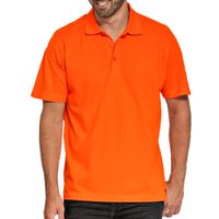 Basic polo t-shirt / poloshirt oranje voor Koningsdag of EK / WK supporter van katoen voor heren 2XL (56)  - - thumbnail