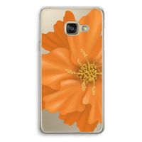 Orange Ellila flower: Samsung A3 (2017) Transparant Hoesje