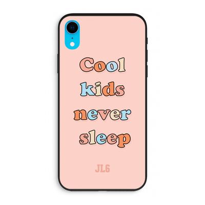 Cool Kids Never Sleep: iPhone XR Biologisch afbreekbaar hoesje