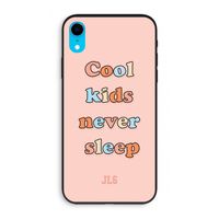 Cool Kids Never Sleep: iPhone XR Biologisch afbreekbaar hoesje