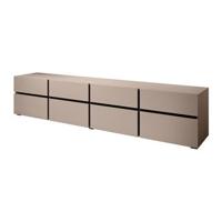 Meubella TV-Meubel Cainan - Beige - Zwart - 225 cm - thumbnail