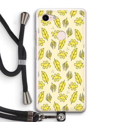 Herfst: Pixel 3 Transparant Hoesje met koord