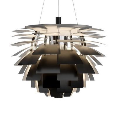 Louis Poulsen PH Artichoke 840 Hanglamp - 3000K Dali - ext. driver - Zwart