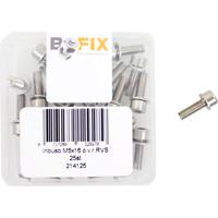 Bofix inbus bout m5x16 o.v.r. (met onverliesbare ring) rvs per 25