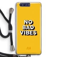 No Bad Vibes: Honor 9 Transparant Hoesje met koord